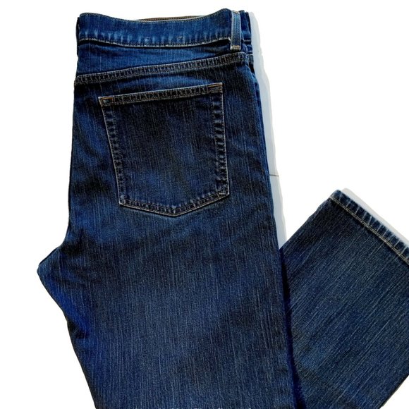 Vineyard Vines Denim Jeans wms 38  Hemmed to 25 1/2" inseam  capris  1P1338  EXC - Picture 1 of 11